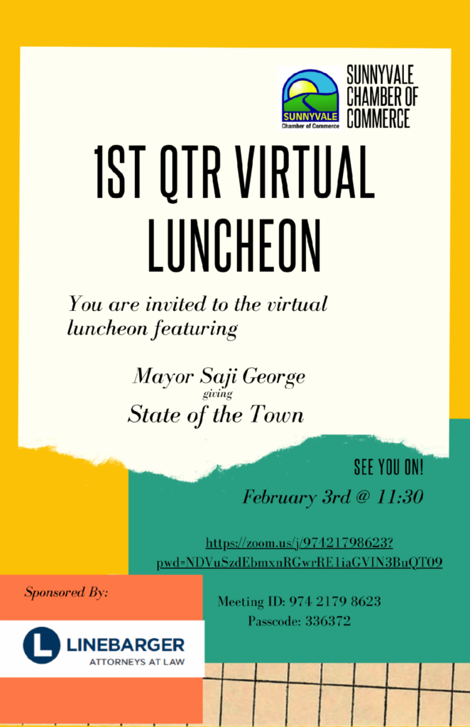 1st Quarter Virtual Luncheon
